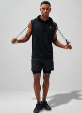 Oversized Drop Arm Tank Hoodie