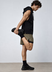 Oversized Drop Arm Tank Hoodie