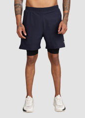 Running Shorts for Men - Navy Blue