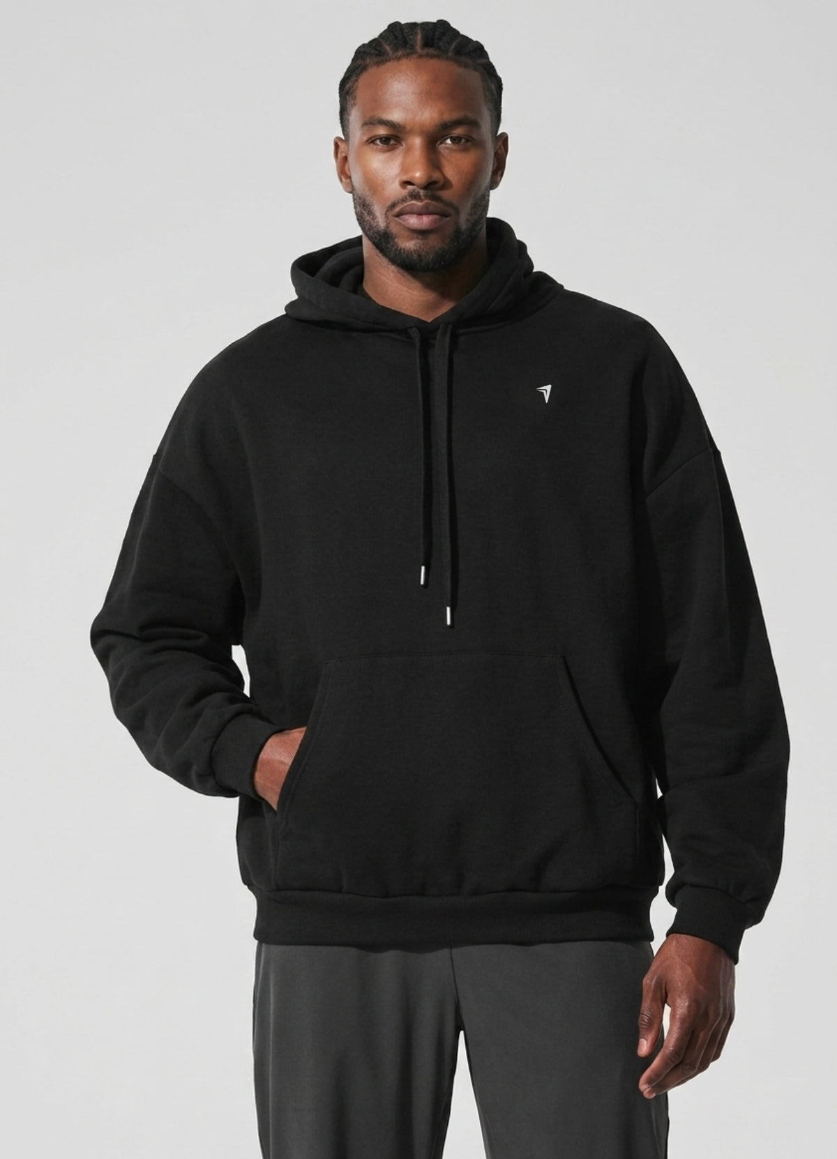 Black Oversized Hoodie for Men