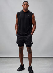 Oversized Drop Arm Tank Hoodie
