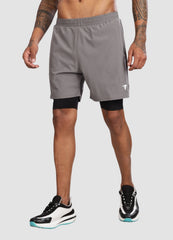 Running Shorts for Men - Grey